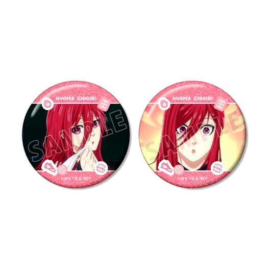 TV Anime Blue Lock Hyoma Chigiri Scene Photo Glitter Can Badge Set of 2 [NEW]