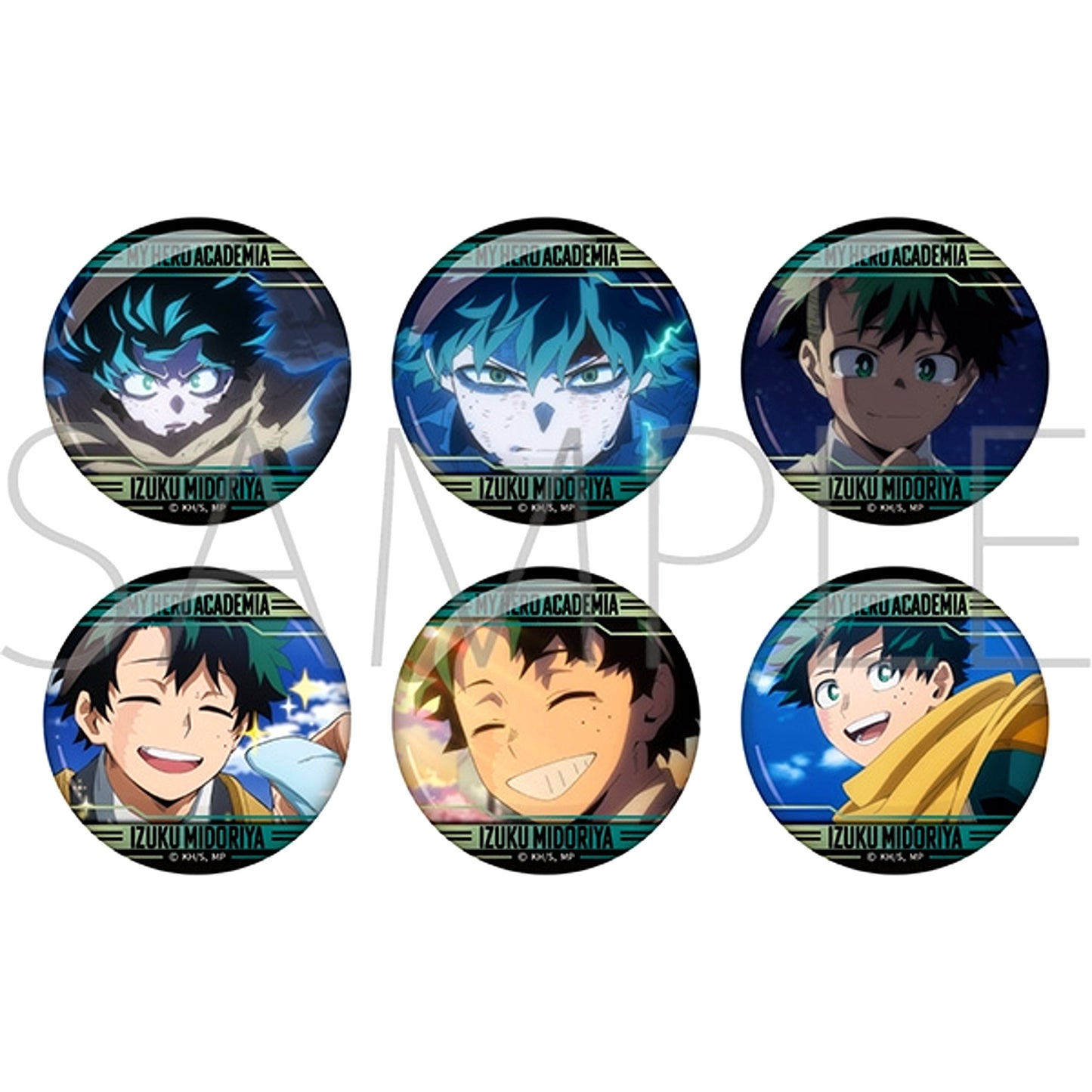 My Hero Academia Button Collection /FINAL SEASON Midoriya Izuku Goods - Bache [NEW]