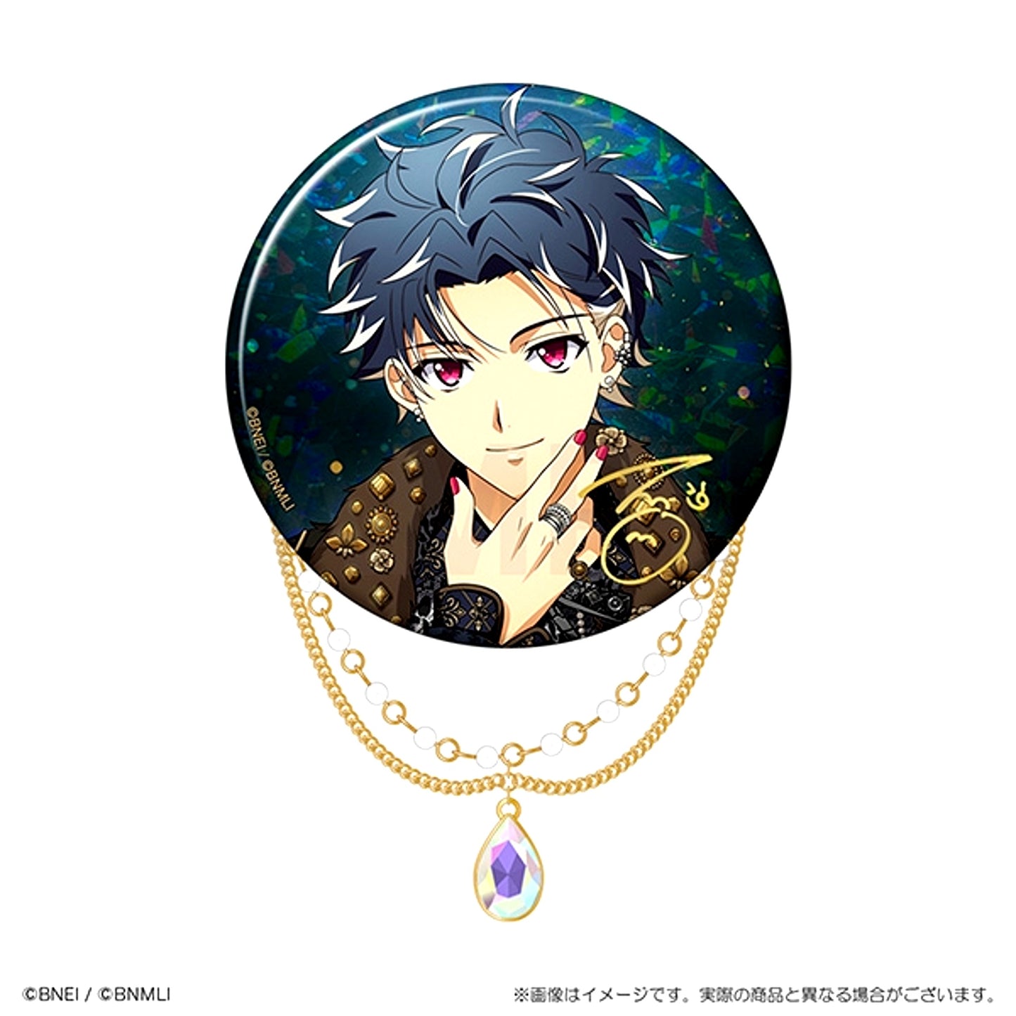 IDOLiSH7 EXPO 2026 "DECENNIUM" Can Badge with Chain Momo [NEW]