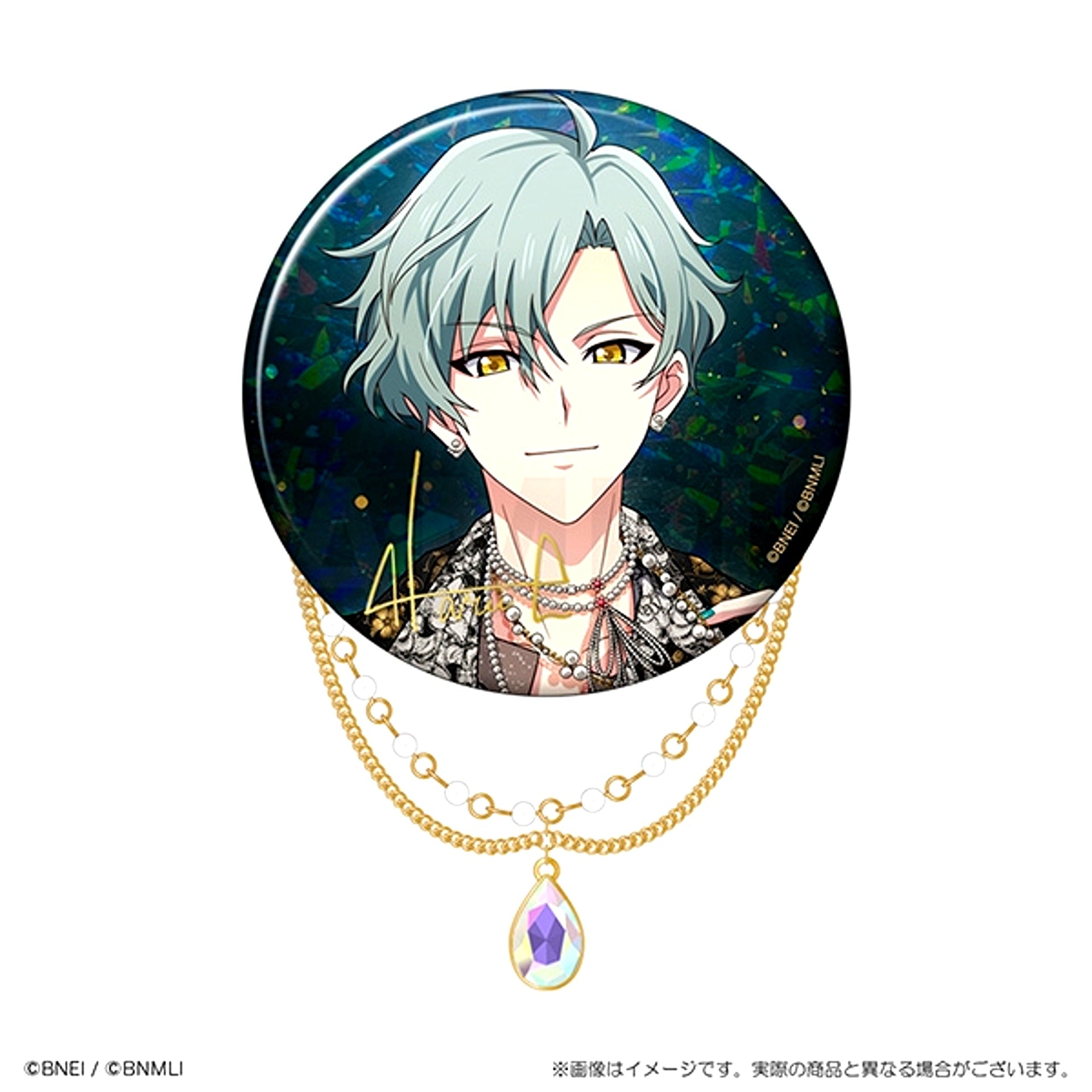 IDOLiSH7 EXPO 2026 "DECENNIUM" Can Badge with Chain Haruka Isumi [NEW]