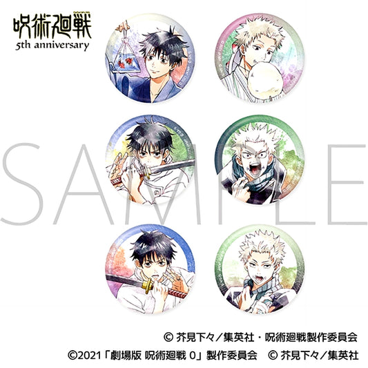 Anime "Jujutsu Kaisen" 5th Anniversary Character Badge Collection / Jujutsu Kaisen 0 the Movie Art-Pic [NEW]