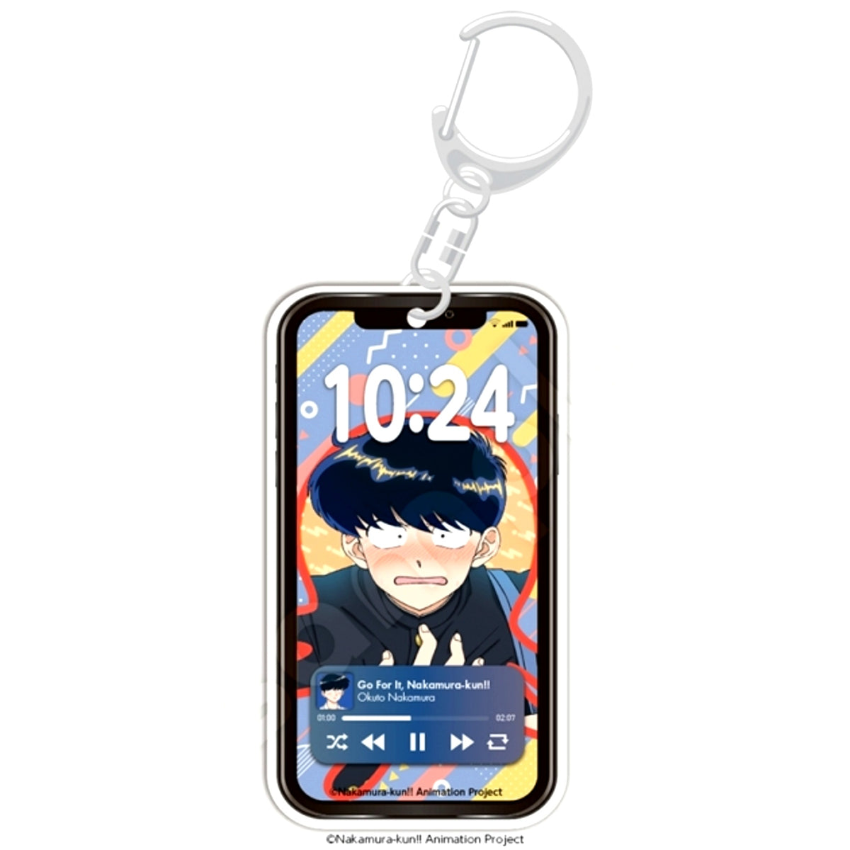 Go For It, Nakamura!! Smartphone-Style Keychain Okuto Nakamura [NEW]