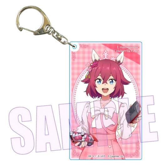 Anime Uma Musume Cinderella Gray Choideka Acrylic Keychain Sakura Chiyono O (Chocolate) Goods - Keychain [NEW]