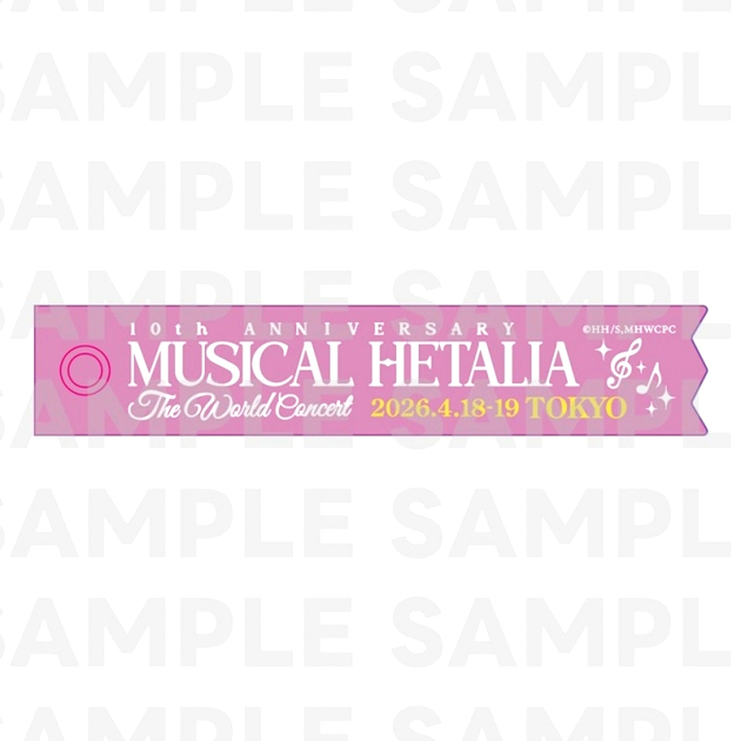 Musical Hetalia ~The World Concert~ Ribbon Charm Tokyo ver. (Early July Release) [NEW]