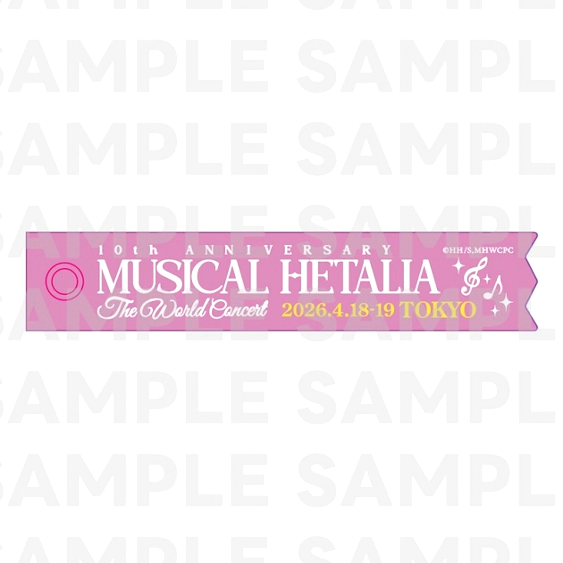 Musical Hetalia ~The World Concert~ Ribbon Charm Tokyo ver. (Early July Release) [NEW]