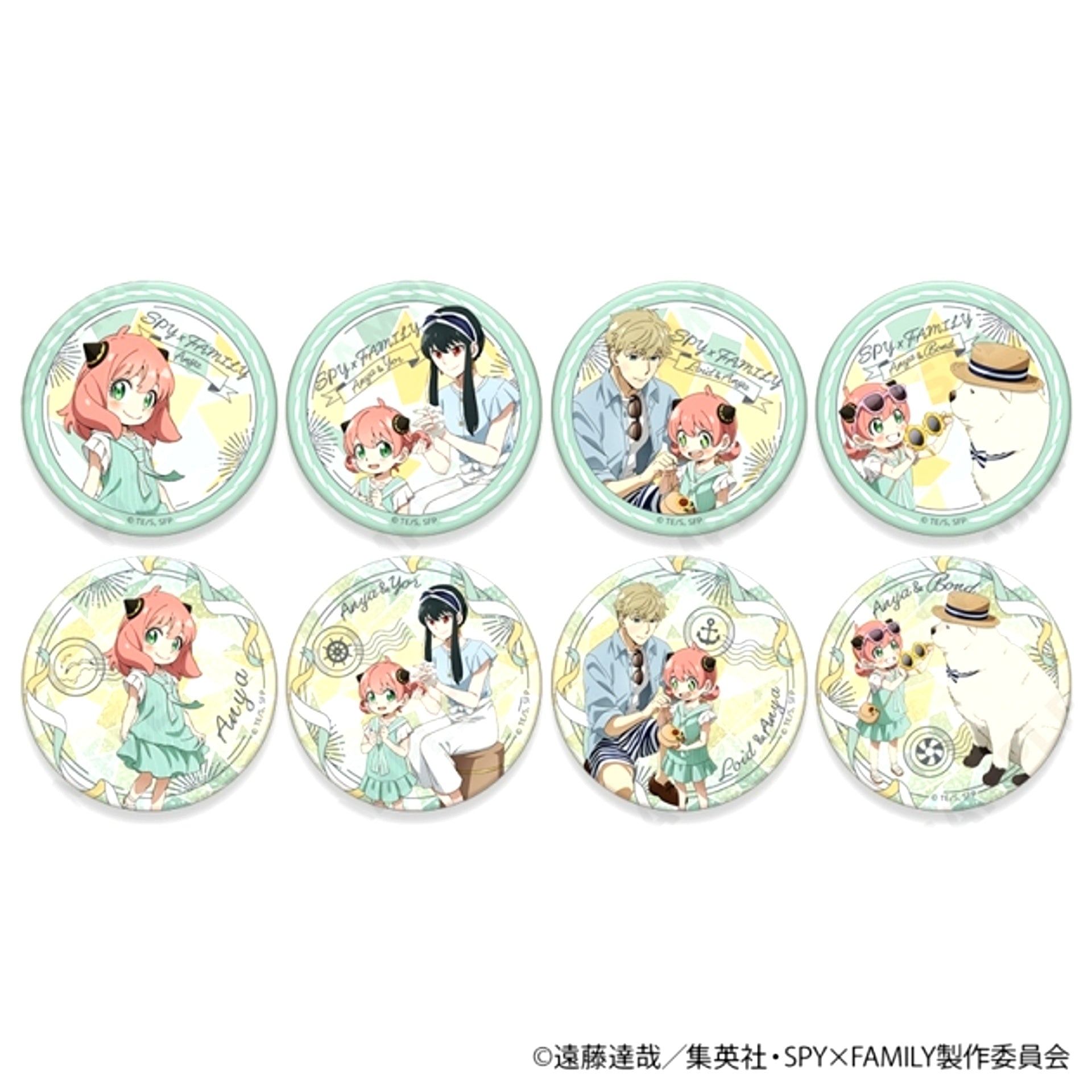 TV Anime SPY x FAMILY Trading Can Badge [Summer Odekeke] [NEW]