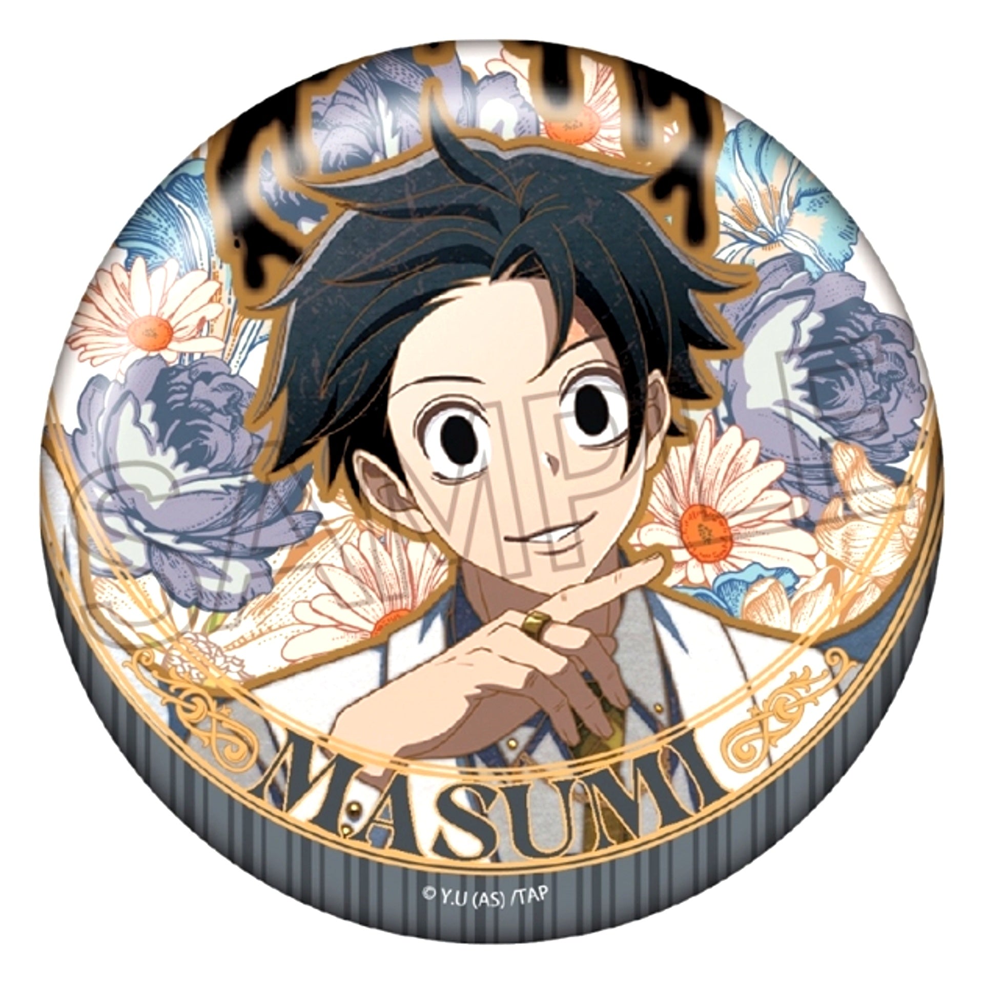 Tougen Anki Angels and Devils Vintage Series Can Badge Masumi Yodogawa [NEW]