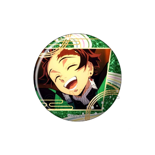 Demon Slayer: Kimetsu no Yaiba Glitter Button Vol.4 Tanjiro Kamado Goods - Badge [NEW]