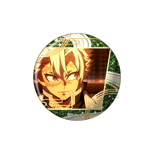Demon Slayer: Kimetsu no Yaiba Glitter Button Vol.4 Sanemi Shinazugawa Goods - Badge [NEW]
