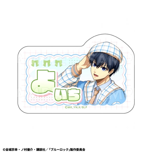 TV Anime Blue Lock Check Sailor Style Name Badge (Yoichi Isagi) [NEW]