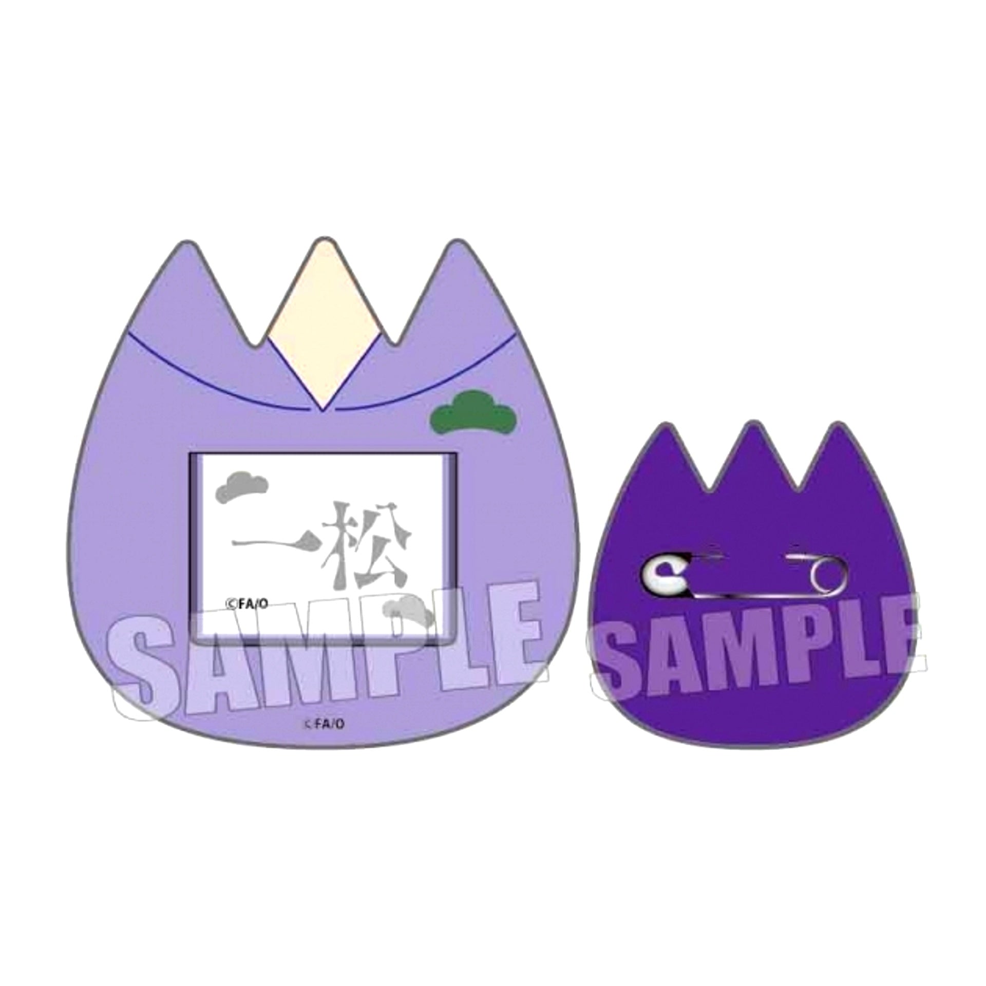 Osomatsu-san Onamae Badge Ichimatsu Animate Advance Sale [NEW]