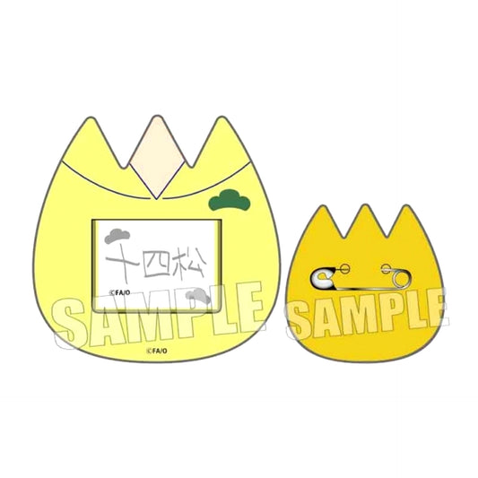 Osomatsu-san Onamae Badge Jyushimatsu (Animate Advance Sale) [NEW]