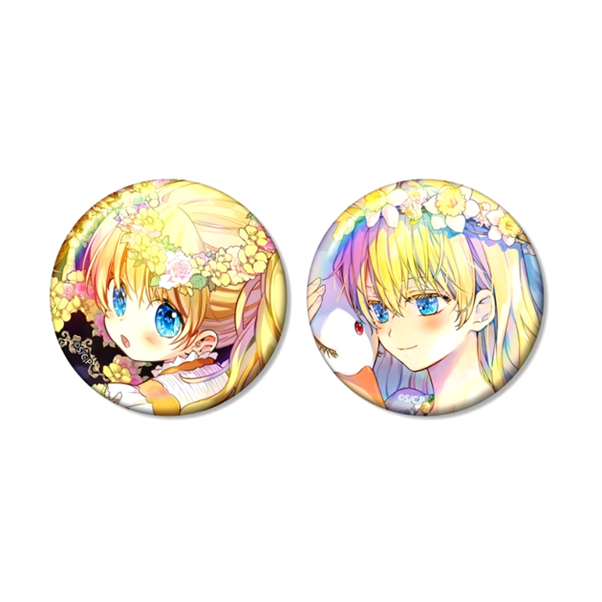 Who Made Me a Princess Athanasia Aurora Can Badge 2pcs Set [NEW]