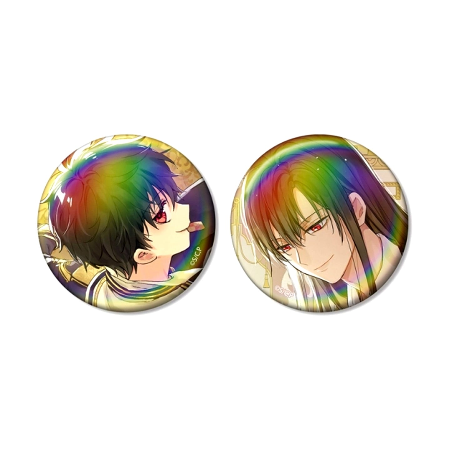 Who Made Me a Princess Lucas Aurora Can Badge Set of 2 [NEW]