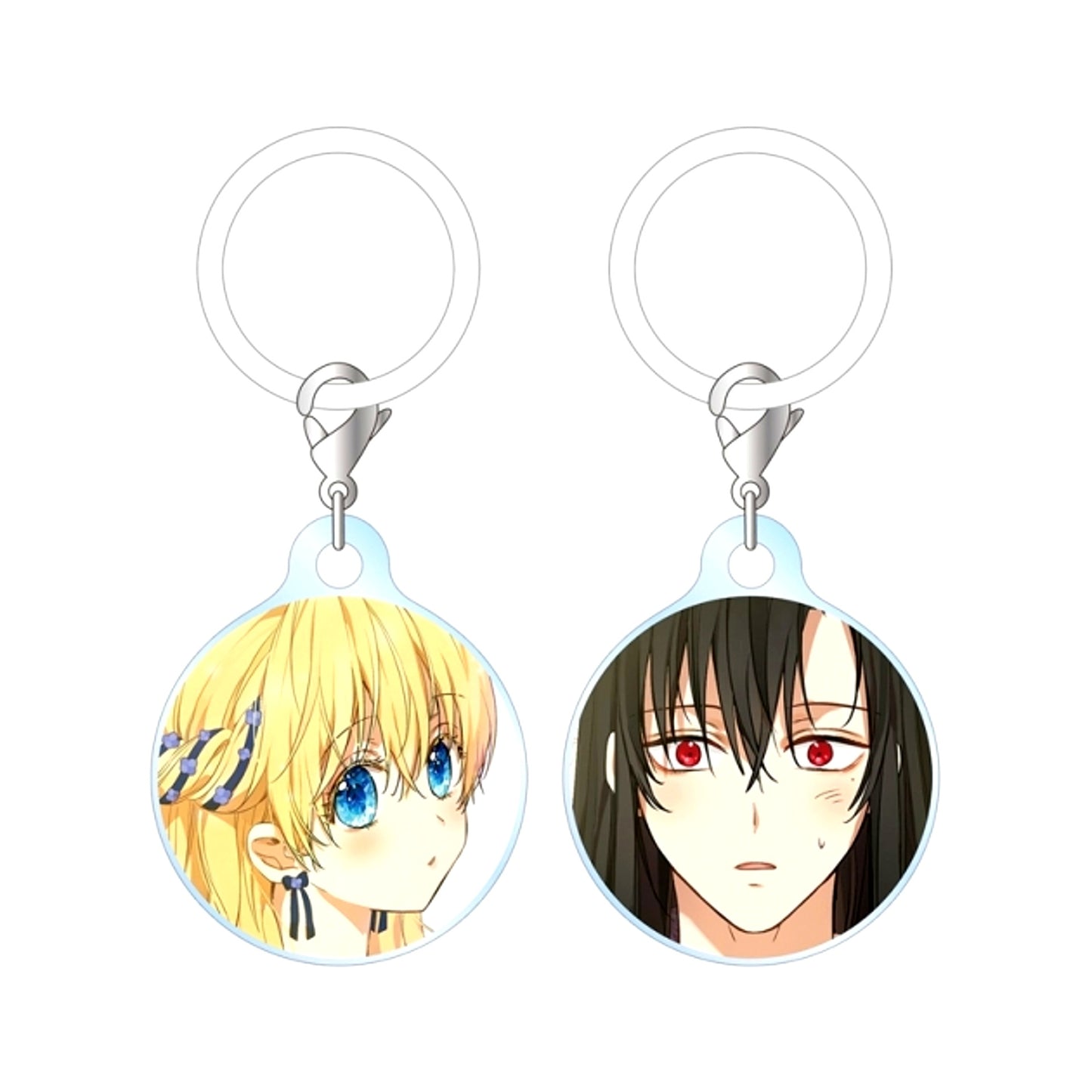 Who Made Me a Princess Athanasia & Lucas Marker Mini Acrylic Charm Set of 2 [NEW]