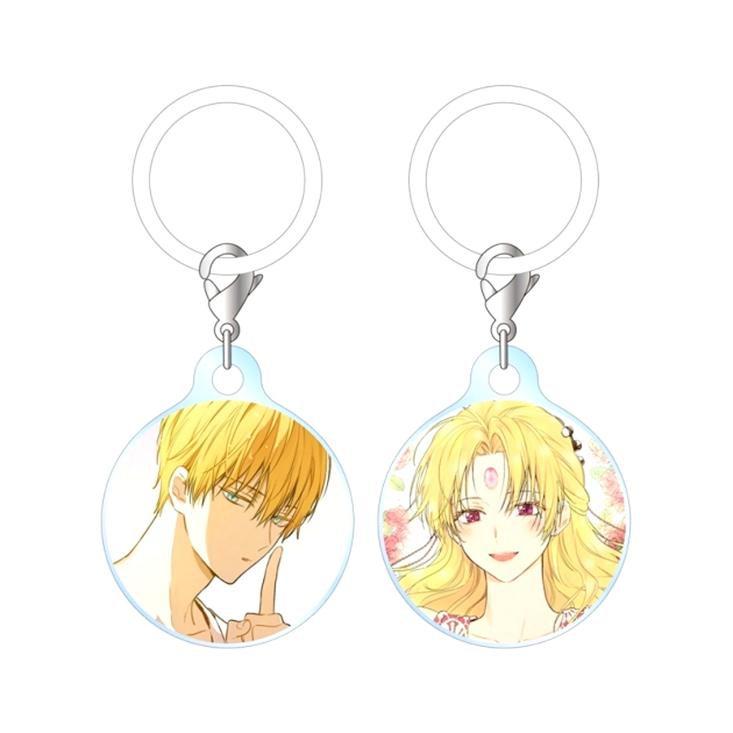 Who Made Me a Princess Claude & Diana Marker Mini Acrylic Charm Set of 2 [NEW]