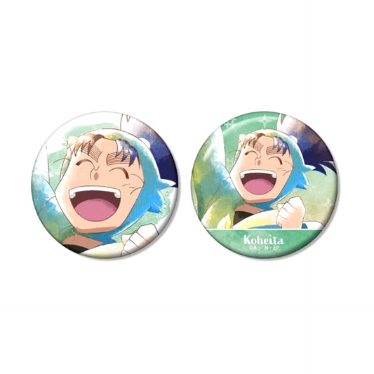 Nintama Rantaro Koheita Nanamatsu Ani-Art aqua label Part 3 Set of 2 Buttons Goods - Badge [NEW]