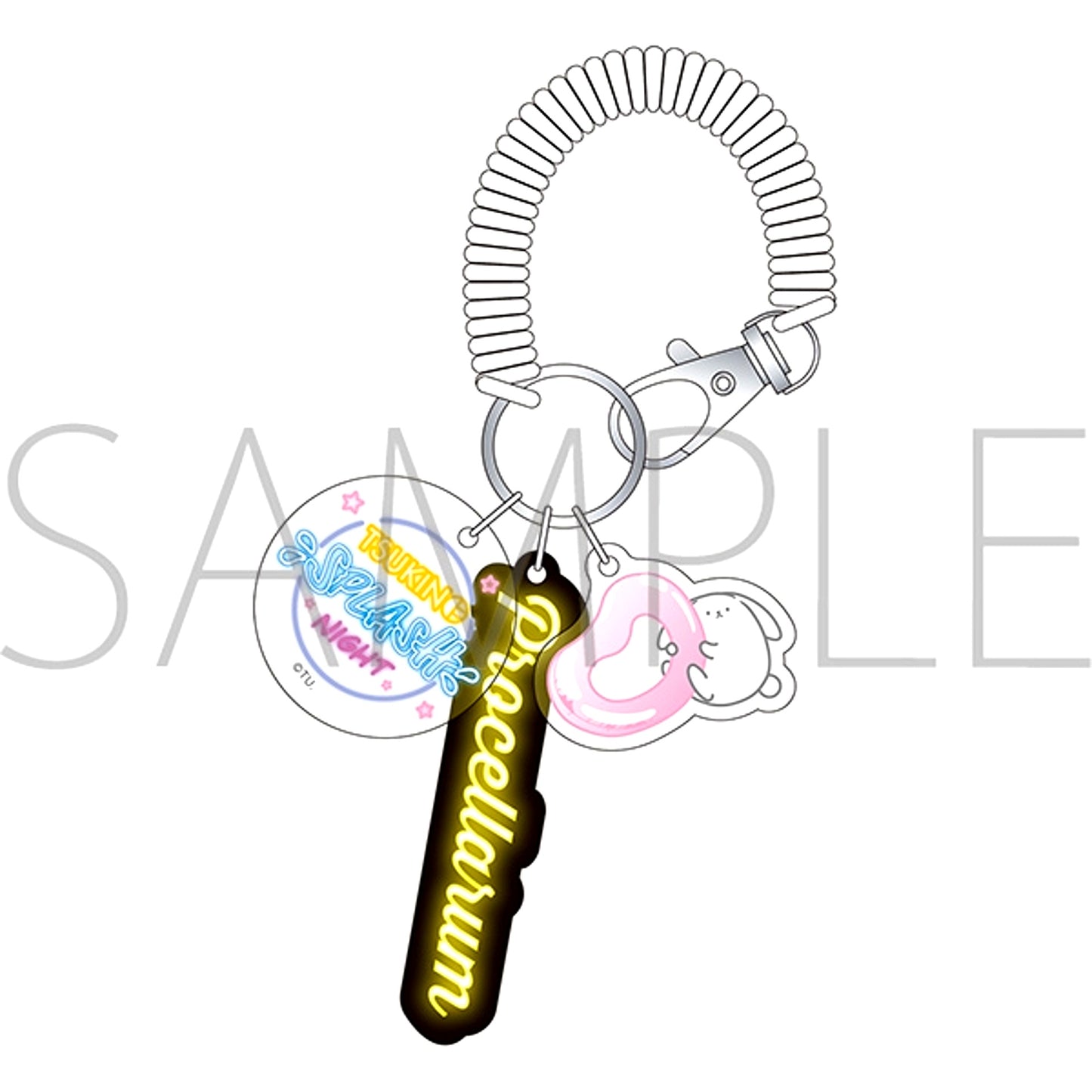TSUKIUTA. Coil Chain Keychain / Shirota / Procellarum / TSUKINO SPLASH NIGHT [NEW]