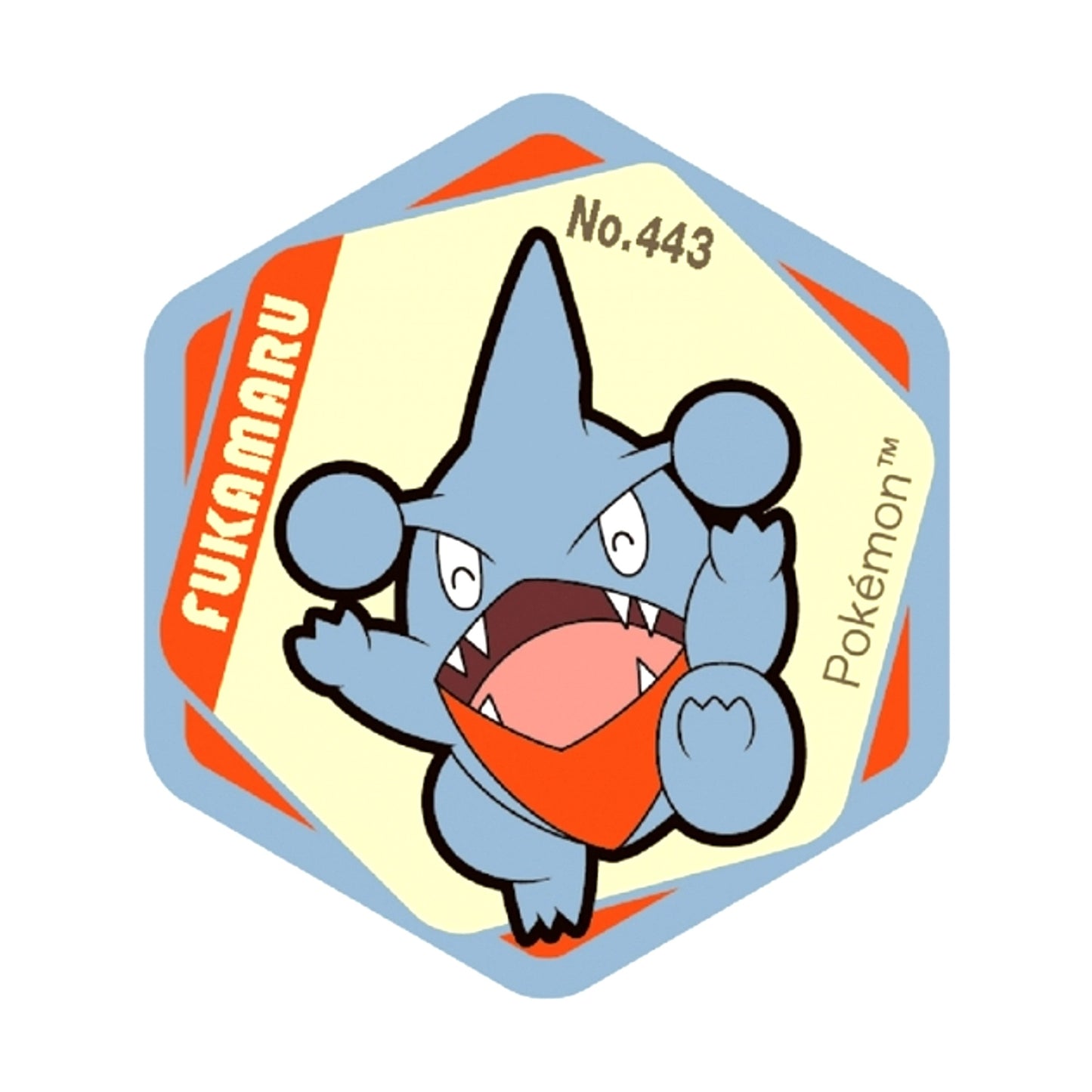 Pokemon Honeycomb Acrylic Magnet vol.9 Gible [NEW]