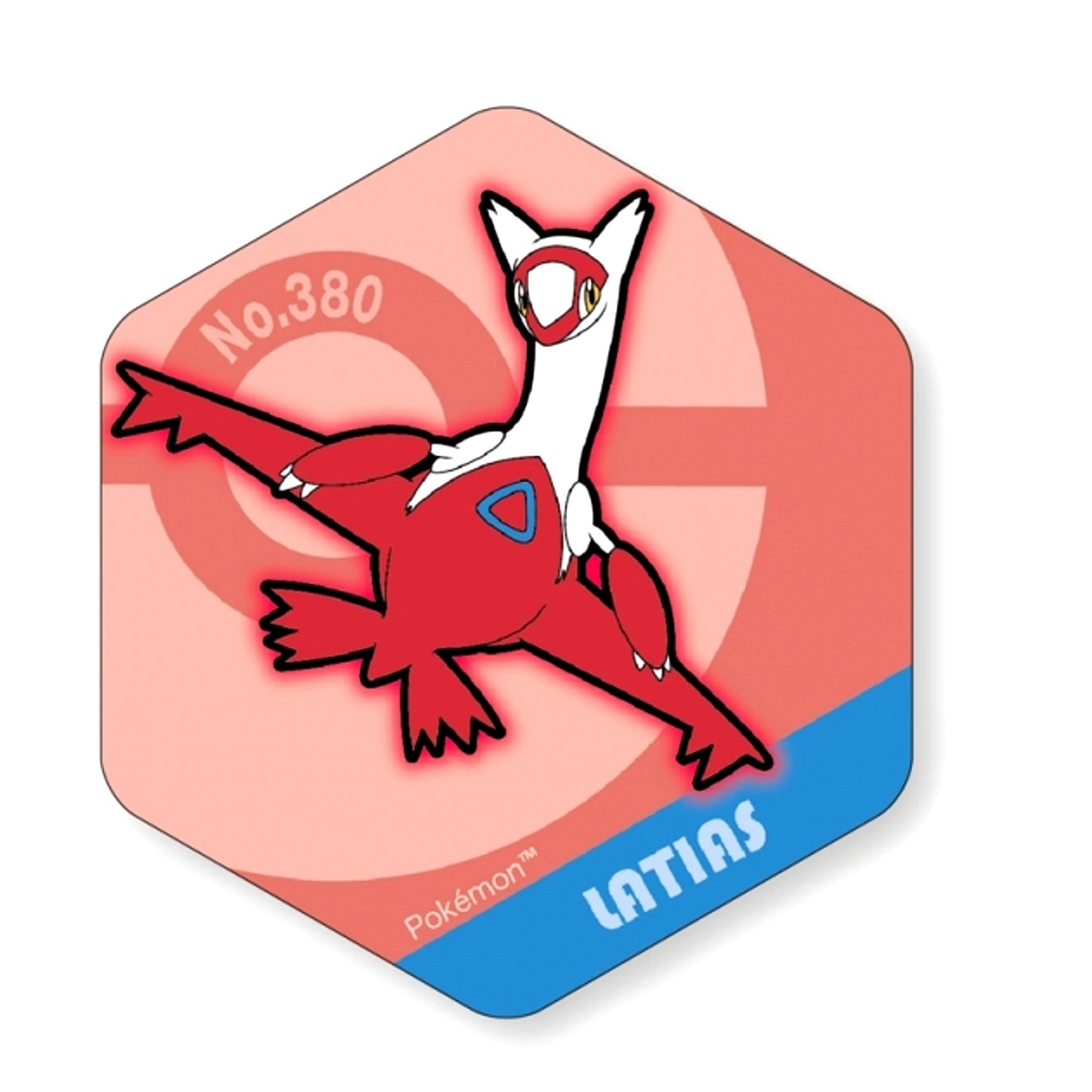 Pokemon Honeycomb Acrylic Magnet BIG vol.6 Latias [NEW]