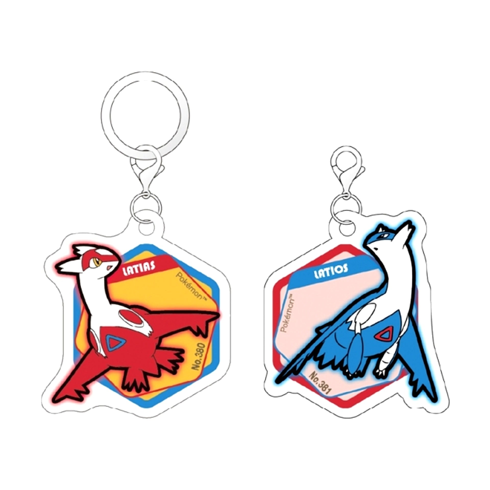 Pokemon Acrylic Marker Charm Set vol.5 Latias & Latios Goods - Charm [NEW]