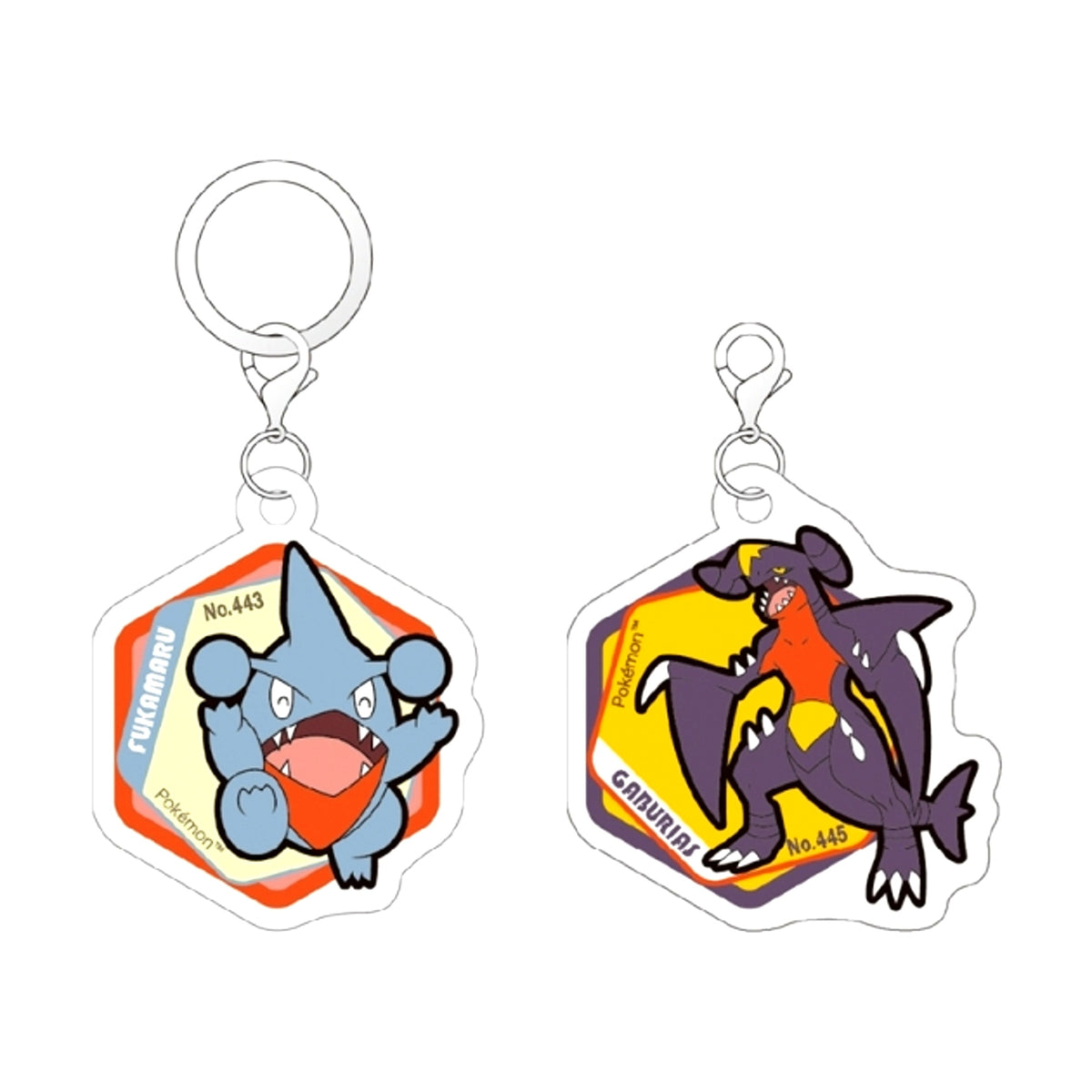 Pokemon Acrylic Marker Charm Set vol.5 Gible & Garchomp [NEW]