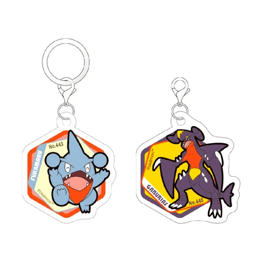 Pokemon Acrylic Marker Charm Set vol.5 Gible & Garchomp [NEW]