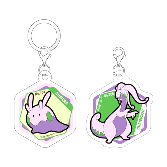 Pokemon Acrylic Marker Charm Set vol.5 Goomy & Goodra [NEW]