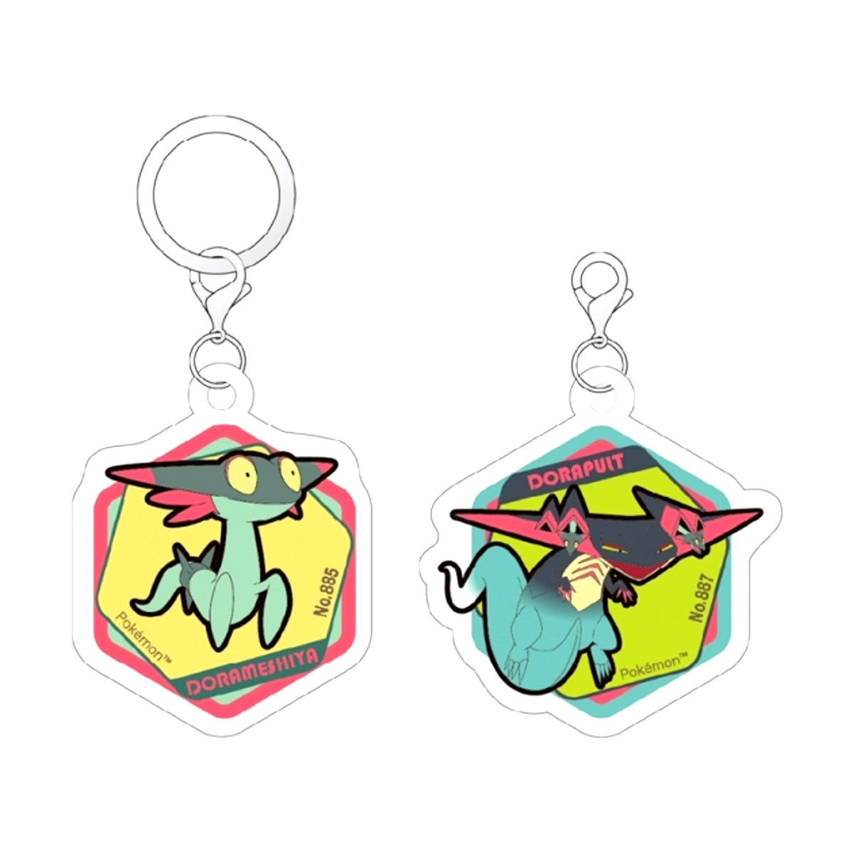 Pokemon Acrylic Marker Charm Set vol.5 Dreepy & Dragapult [NEW]
