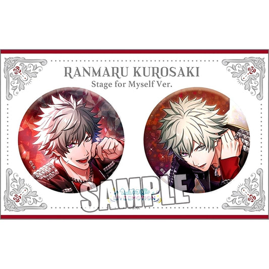 Uta no Prince-sama LIVE EMOTION Birthday Hologram Button Set Stage for Myself Ver. Ranmaru Kurosaki Goods - Badge animate Limited [NEW]