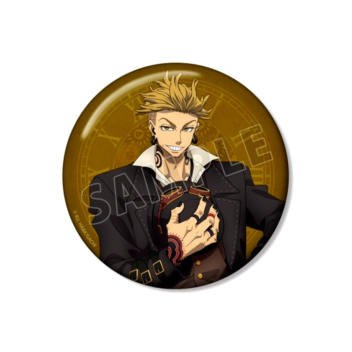 TV Anime Gachiakuta Newly Drawn Enjin Steampunk ver. 100mm Can Badge [NEW]