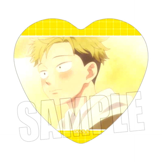 TV Anime You and I Are Polar Opposites Memories Heart Button Yamada Goods - Badge [NEW]