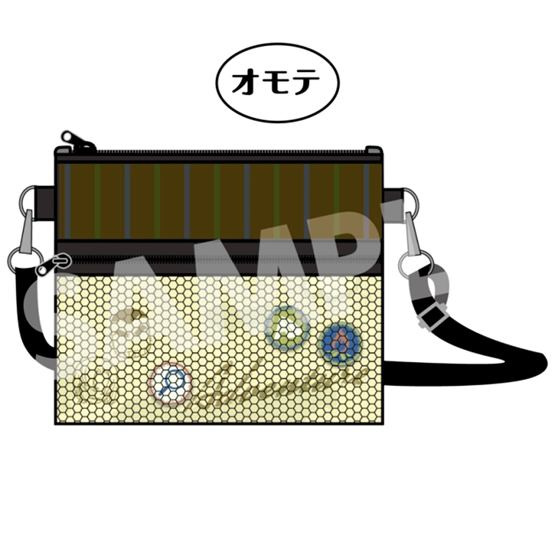 Detective Conan Adventure Collection Sacoche Bag Chihaya Hagiwara & Jugo Yokomizo [NEW]