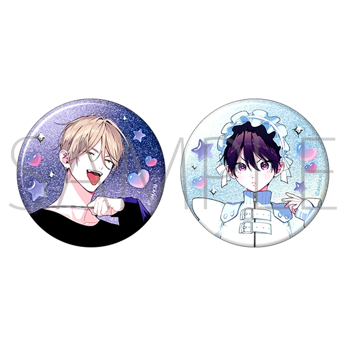 I Want You to Love Me to the Inside. Hologram Button Set / Newly Drawn Goods - Badge [NEW]