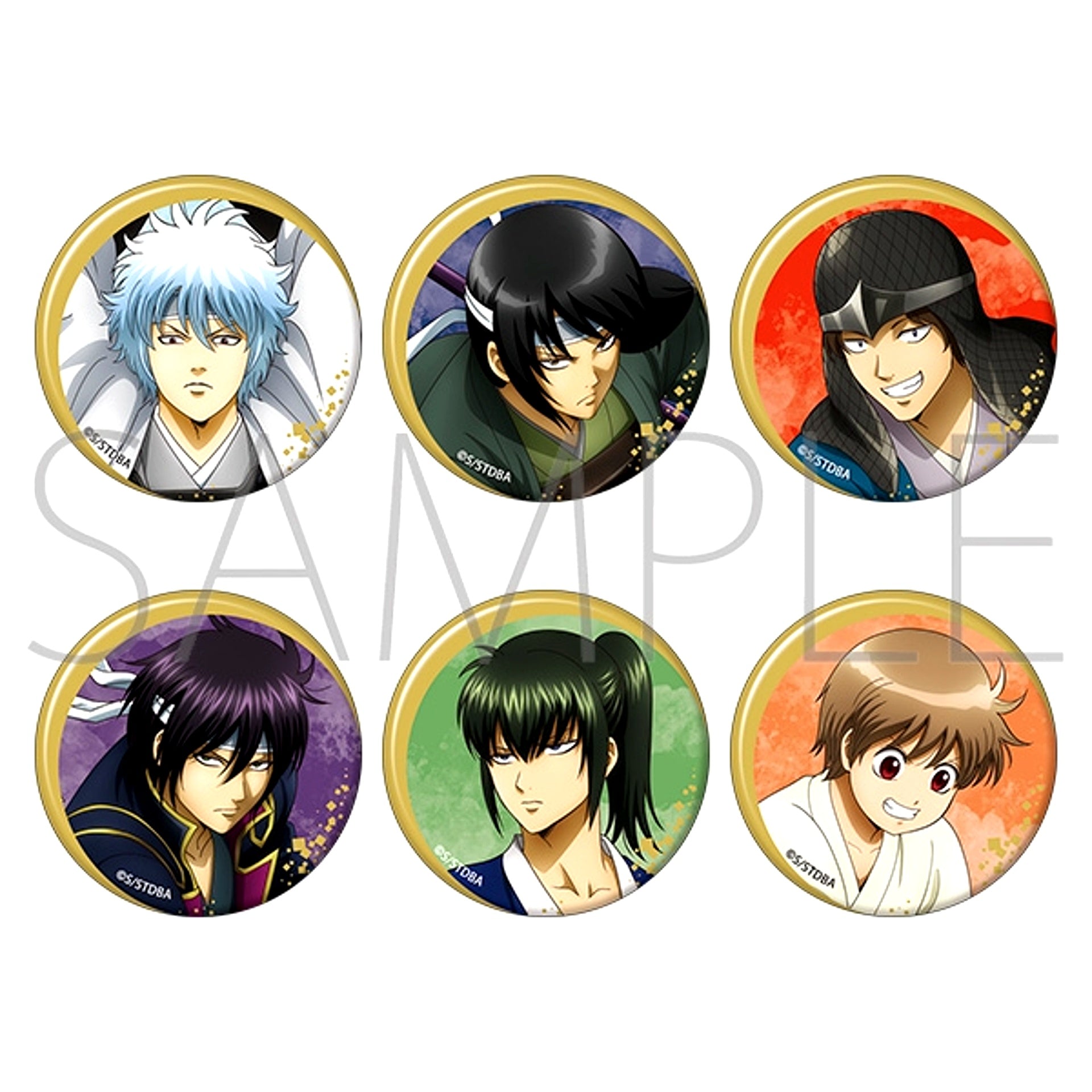 Gintama Chara Badge Collection / Past Goods - Bache [NEW]