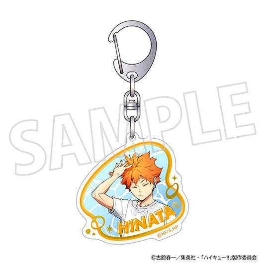 Haikyu!! Foil Stamped Acrylic Keychain / Shoyo Hinata Cool Down Fair [NEW]