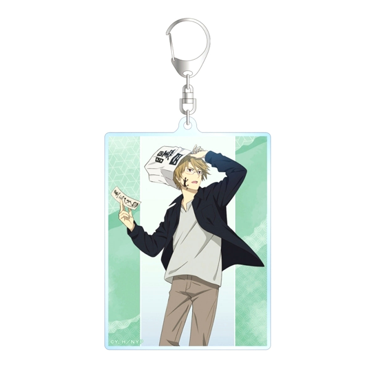 Natsume's Book of Friends Newly Drawn Shuichi Natori Exorcist ver. BIG Acrylic Keychain [NEW]