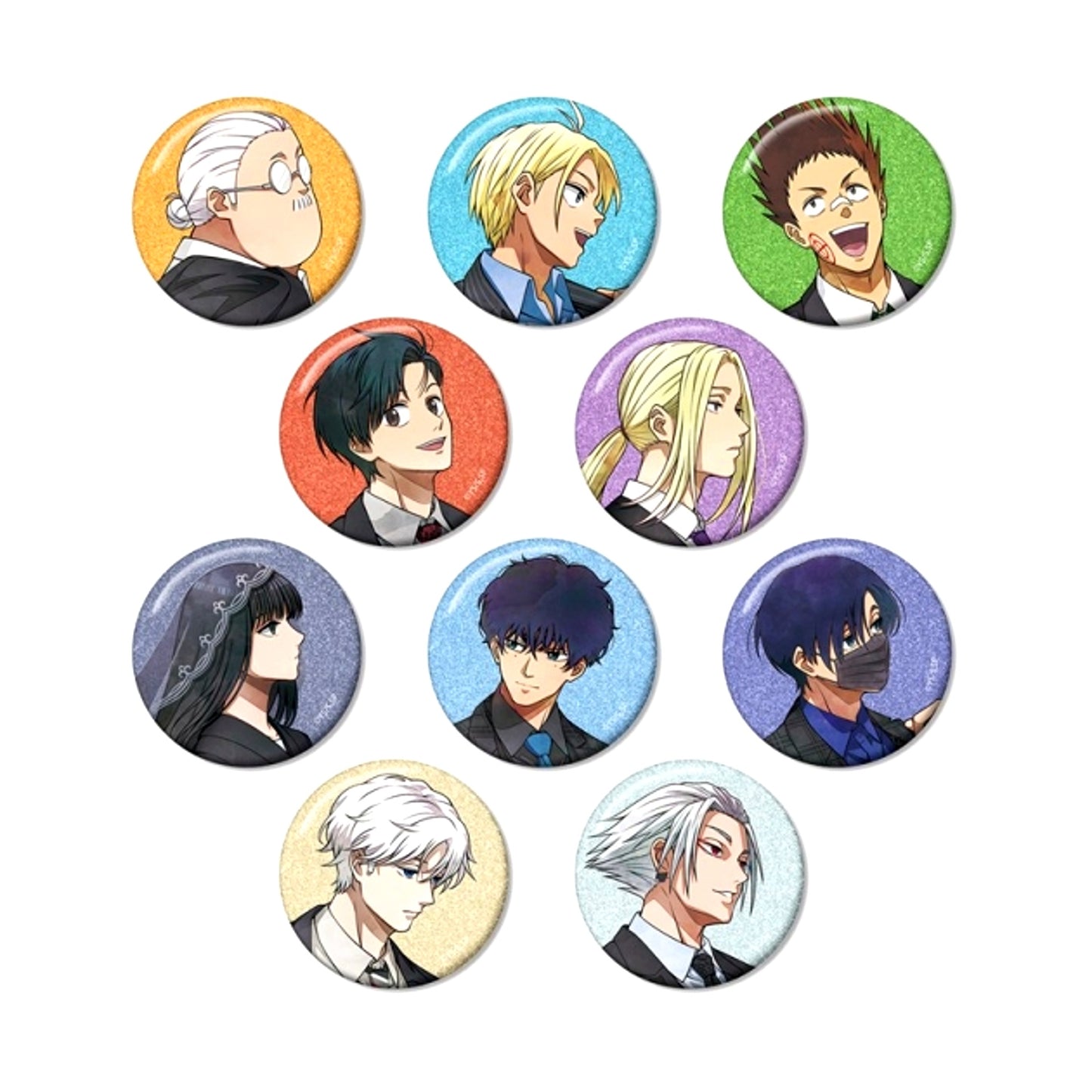 TV Anime SAKAMOTO DAYS Newly Drawn Suit Walk ver. Trading Glitter Can Badge [NEW]