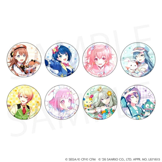 Hatsune Miku: Colorful Stage! x Sanrio Characters Glitter Button Collection C Goods - Badge Resale [NEW]