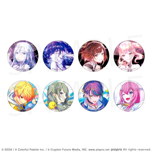 Hatsune Miku: Colorful Stage! Glitter Button Event Illustration Collection vol.56 C Goods - Bache [NEW]