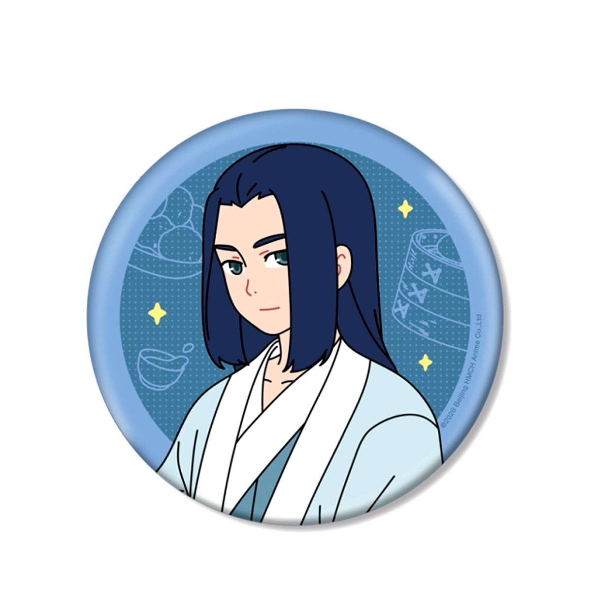 THE LEGEND OF HEI Newly Drawn Illustration Mugen Yamcha ver. BIG Button Goods - Badge Resale [NEW]