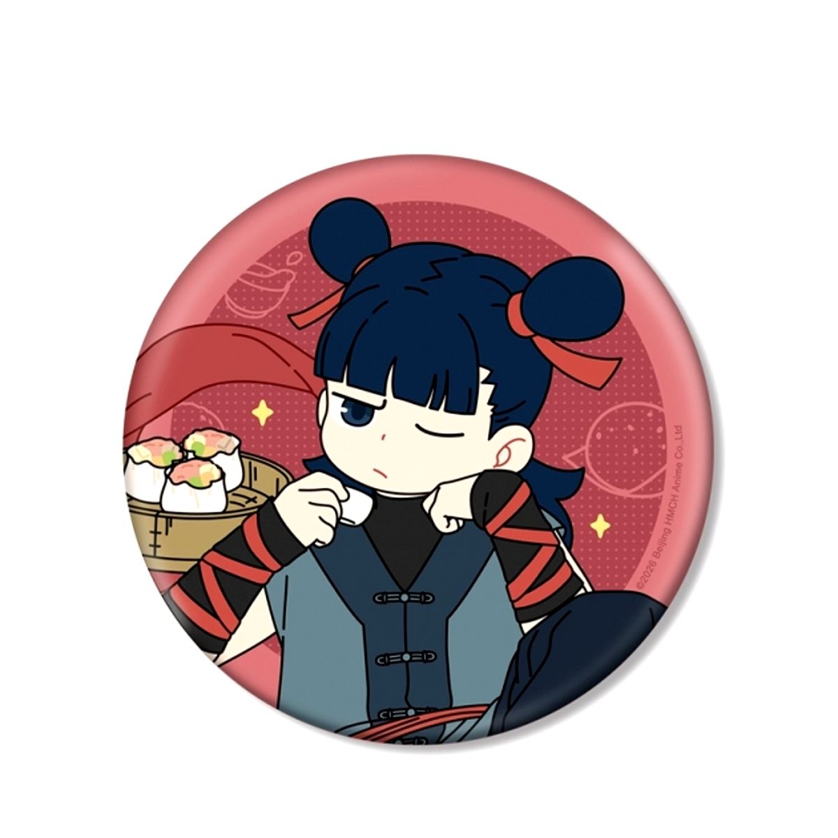THE LEGEND OF HEI Newly Drawn Illustration Nata Yamcha ver. BIG Button Goods - Badge Resale [NEW]