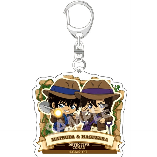 Detective Conan Adventure Collection Acrylic Keychain Kenji Hagiwara & Jinpei Matsuda Goods - Keychain [NEW]