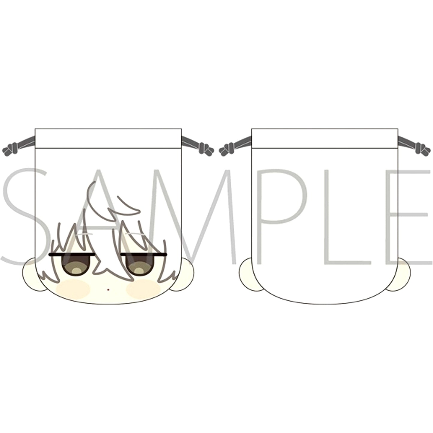 Blue Lock Season 2 Face Drawstring Pouch / Seishiro Nagi Maruhope Friends [NEW]