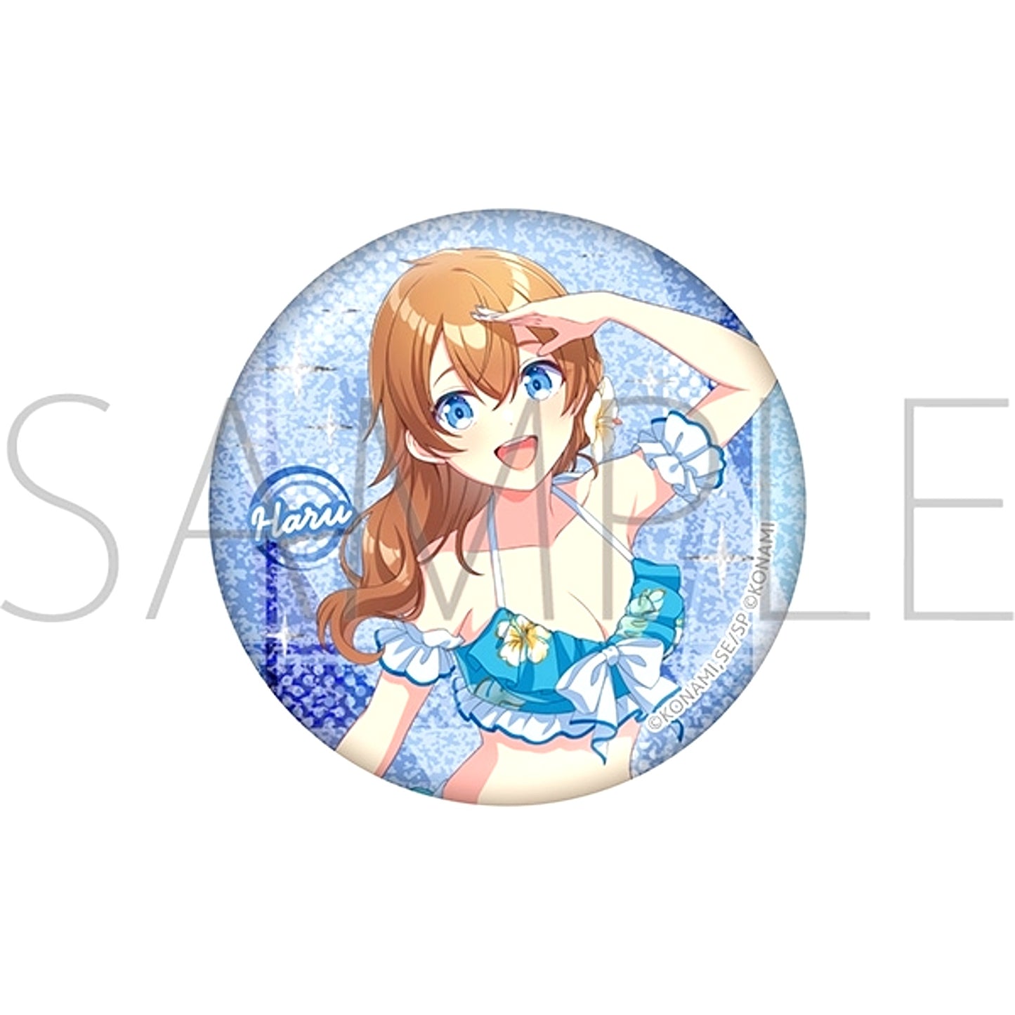 Shine Post Glitter Can Badge / Seitenkoku Haru 1st Anniversary [NEW]