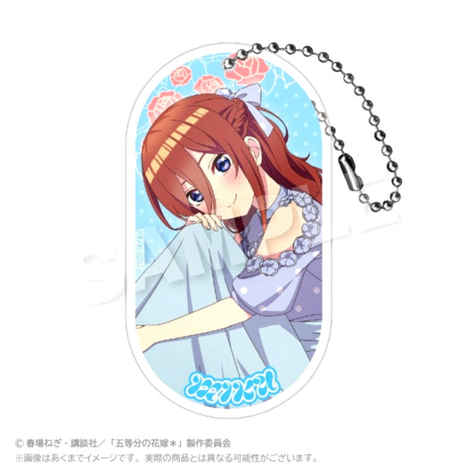 The Quintessential Quintuplets* Acrylic Keychain Polka Dot Pastel ver. Miku Nakano [NEW]