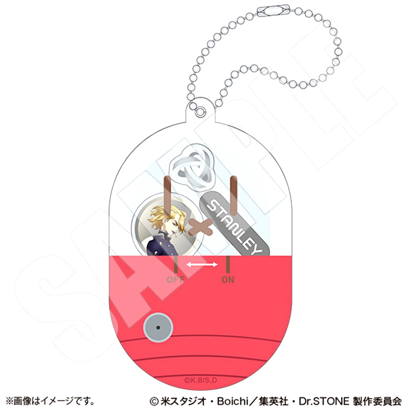 Dr.STONE Shaka Shaka Acrylic Keychain Together with Why-Man ver. Stanley Snyder [NEW]