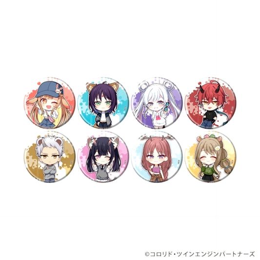 Cosmic Princess Kaguya! Can Badge 02 / Blind (8 Types) (Mini Character Illustration) [NEW]