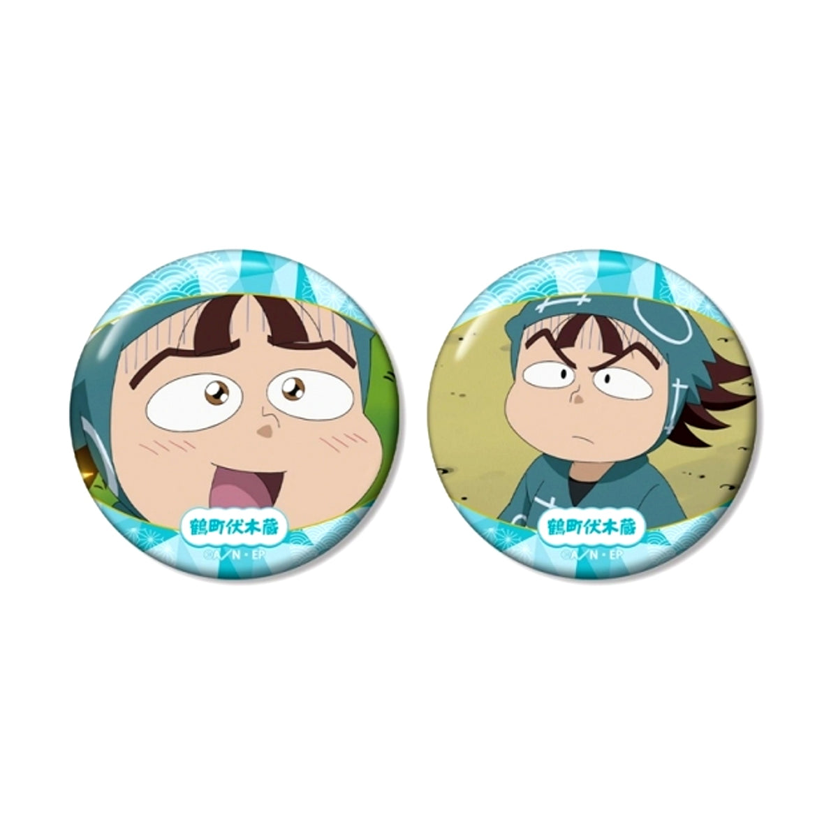 Nintama Rantaro Fukizo Tsurumachi Scene Photo Can Badge Set of 2 vol.2 [NEW]