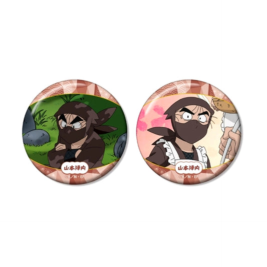 Nintama Rantaro Yamamoto Jinnai Scene Photo Can Badge Set of 2 vol.2 [NEW]